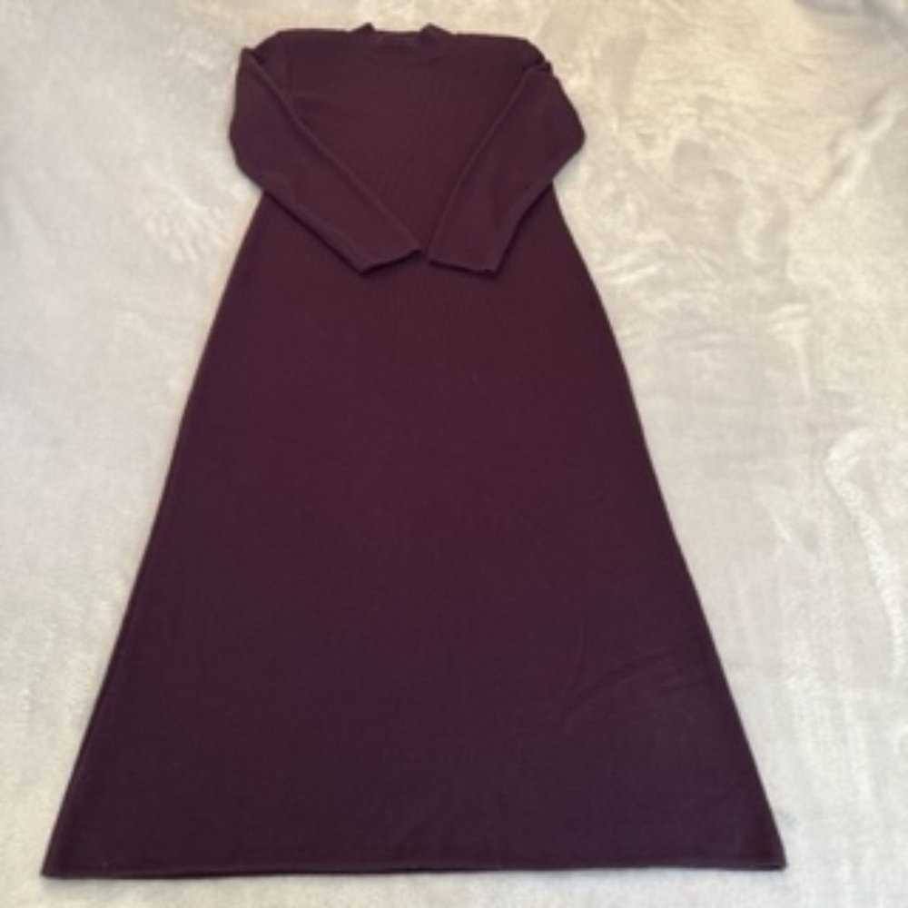 Sag Harbor Women's Sweater Dress Small Purple